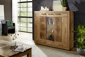 Highboard Wildeiche massiv Z19191-4