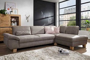 Ecksofa Z20492-1 - mit Recamiere, Stoffbezug