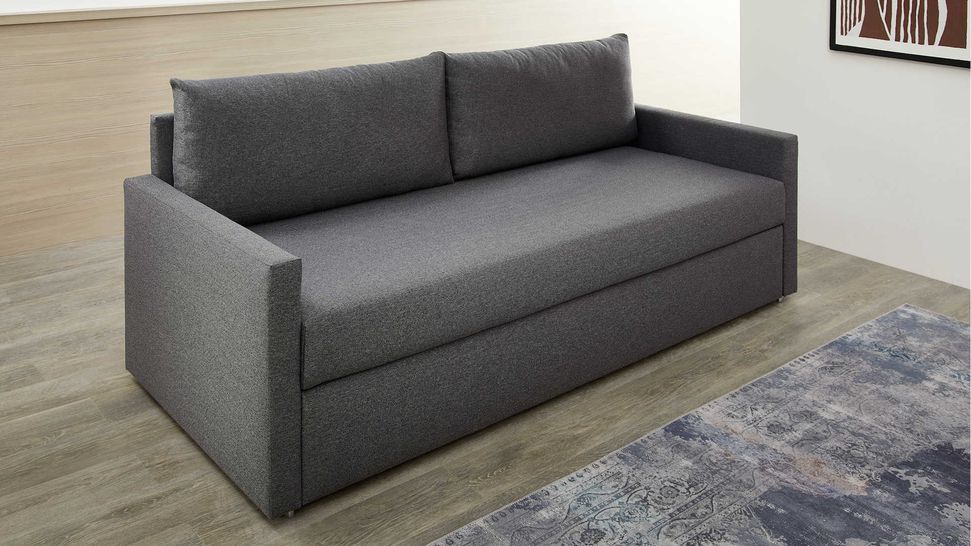 Schlafsofa Z20675- Stoffbezug grau