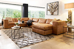 Ledersofa Z21287  - robust