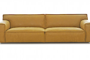 Ledersofa Z21293 - robuster 4-Sitzer