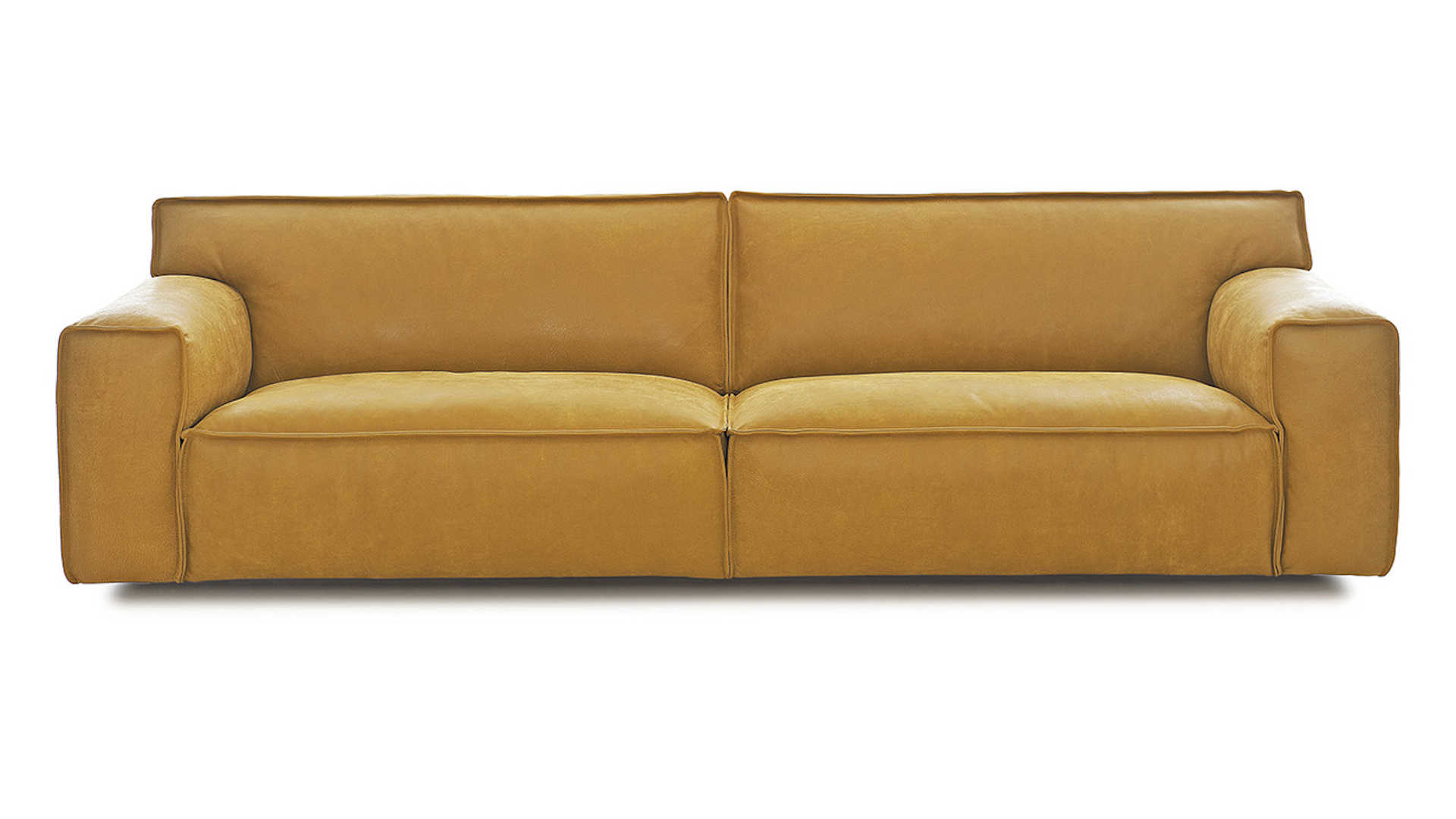 Ledersofa Z21293 - robuster 4-Sitzer